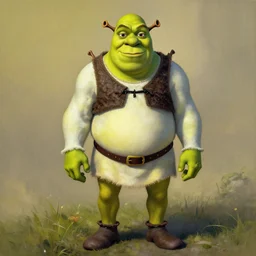 Shrek, painted by Zdzisław Beksiński