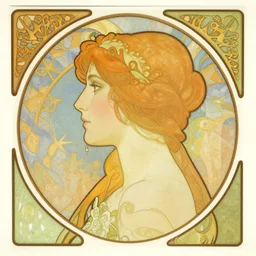 side profile centered portrait, imogen poots paladin, by artgerm, cushart krenz, greg rutkowski, mucha. art nouveau. gloomhaven, swirly vibrant ripples, gaudy colors, sharp edges. ultra clear detailed. 8 k. elegant, intricate, octane render