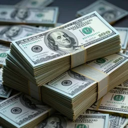 huge stack of dollar bills, dslr, 8 k, octane beautifully detailed render, cold lighting, cinematic lighting, detailed photo, masterpiece, volumetric lighting, ultra realistic, highly detailed, high quality, lossless, photorealistic