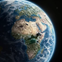 space war in earth orbit
