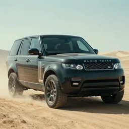 a cinematic film still of a land rover in blade runner 2 0 4 9, high res
