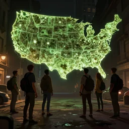 photo the last us environement part 2 : 2 street : 4 4 k rtx hdr volume light glow concept studio matte painting digital illustration fanart artstation by eytan zana and balazs agoston, jad saber, aaron limonick, pablo dominguez and florent lebrun and robby johnson