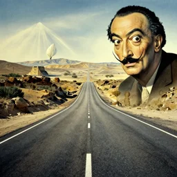 the road to nowhere by salvador dali