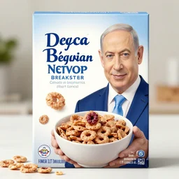 benjamin netanyahu breakfast cereal product photo