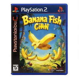 Banana Fish game poster printed on playstation 2 video game box , Artwork by Craig Mullins, cinematic composition