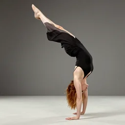emma stone backflip