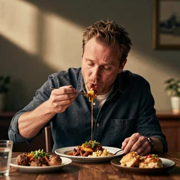ted allen finally getting to eat the food on chopped