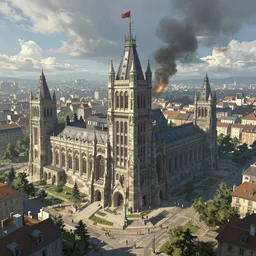 attack on the capital, by Jessica Rossier, 8k resolution, trending on art station