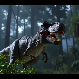 still shot of a 🦖 velociraptor in jurassic park