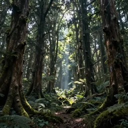 fantastical forest in style of HD fantastical