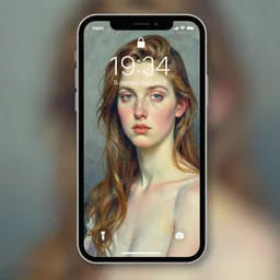 iphone wallpaper lock screen wallpaper, by jenny saville, hd, highly detailed, masterful artwork