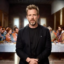 joe rogan at the last supper