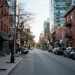 Danforth avenue Toronto photography, realistic.