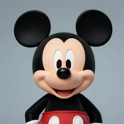 mickey mouse einstein portrait