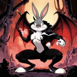 demonic bugs bunny by Todd McFarlane