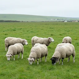 and there were 7 sheep remaining in the field. all of them covered in jelly.