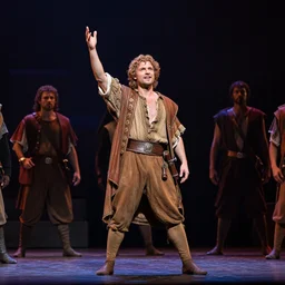 a photo of Prospero from the stage production of The Tempest