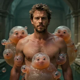 hyperrealistic dslr film still of michael buble disguised as bubbles in bath, stunning 8 k octane comprehensive 3 d render, inspired by istvan sandorfi & greg rutkowski & unreal engine, perfect symmetry, dim volumetric cinematic lighting, extremely hyper - detailed, incredibly real lifelike attributes & flesh texture, intricate, masterpiece, artstation, stunning