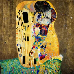 an insanely detailed cell shaded vector art of a side profile portrait of an android, intricate detailed color smashing fluid oil paint and acrylic, autumn leaves headdress, melting wax, mycelia, abstract impressionism, ruan jia, fantasy, hyper detailed, concept art, by gustav klimt,