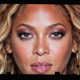 live concert of beyonce, symmetrical eyes, hyper realistic, 8 k