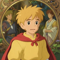 cute merlin, natural lighting, path traced, highly detailed, high quality, digital painting, by don bluth and ross tran and studio ghibli and alphonse mucha, artgerm