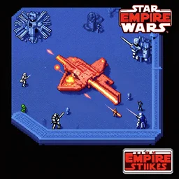 star wars the empire strikes back rpg 1 6 bit isometric view of the battle of hoth, snes screenshot ( 1 9 9 6 )