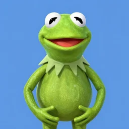 portrait of Kermit the frog in ExistenZ (1999), highly detailed, centered, solid color background, digital painting, artstation, concept art, smooth, sharp focus, illustration, artgerm, donato giancola, Joseph Christian Leyendecker, Les Edwards, Ed Repka, WLOP, Artgerm
