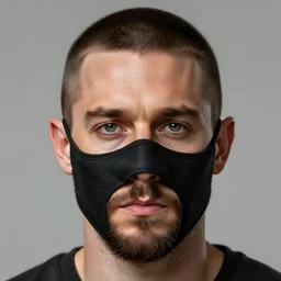 jared leto with black fabric mask, short dark undercut hair, highly detailed face!!!, true anatomy!, extremely detailed!, digital painting, unreal engine 5, art by tom bagshaw