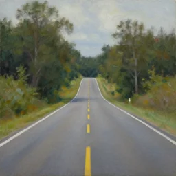 Bad Choice Road, oil painting