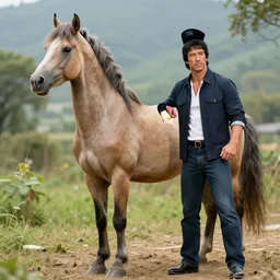 jesse cox as a centaur with chuck norris!