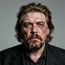 bodyhorror portrait of josef stalin degraded abomination, photo - realistic, color image, 2 k, highly detailed, by h. r. giger