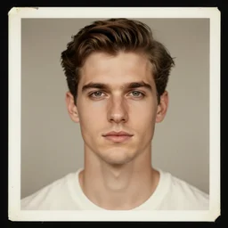 portrait of beautiful adult man, old vintage photography, damaged photo, archive, film artifacts, scratches, tears, hyperrealistic, ultra detailed