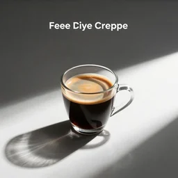 professional quality photography of beautifully displayed espresso