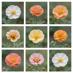 still frames of flower blooming