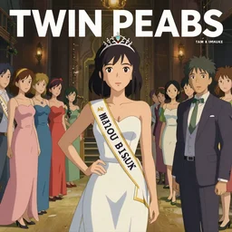 poster artwork by Michael Whelan and Tomer Hanuka, Karol Bak, Rendering of beauty pageant, from a scene from Twin Peaks, clean, full of details, by Makoto Shinkai and thomas kinkade, Matte painting, trending on artstation and unreal engine
