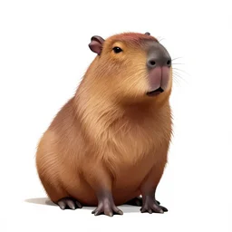 Comic Art Of A Capybara, HD, Epic