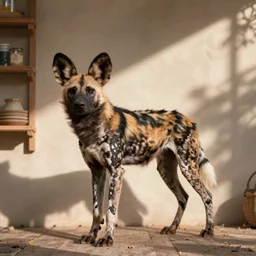 African painted dog haberdashery