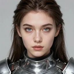 portrait, armor girl, armor girl, beautiful eyes, beautiful face, high detail, concept art, digital art, art of greg rutkowski, trending on artstation, trending on deviantart, 4 k,