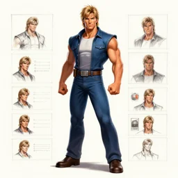 alex trebek, street fighter concept art sketch, character select, full length