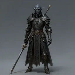 dark elf concept, wearing ancient dark armor, beksinski, trending on artstation