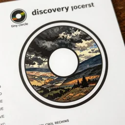 discovery documents tiny circle map logo roy lichtenstein modern art