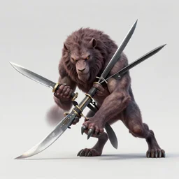 they stab it with their steely knives but they just can't kill the beast, made by stanley artgerm lau, wlop, rossdraws, artstation, cgsociety, concept art, cgsociety, octane render, trending on artstation, artstationhd, artstationhq, unreal engine, 4 k, 8 k,