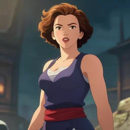 scarlett johansson in afro samurai anime
