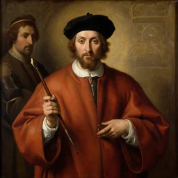 Pre-Raphaelite painting of dr. phil