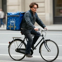 johnny depp his bike delivering newspapers, 2 0 4 7