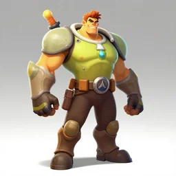 mr. clean overwatch hero concept character, trending on artstation