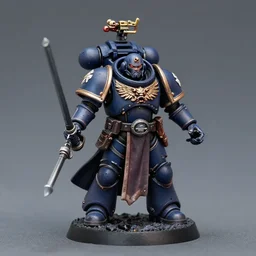 8 0 mm resin detailed miniature of a warhammer 4 0 k space marine plague doctor, product introduction photos, 4 k, full body,