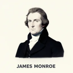minimal movie poster, james monroe, paul giamatti is 1 9 th century united states james monroe, minimalist, fan art, movie poster, trending on artstation