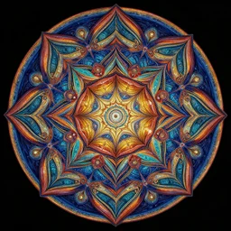 psychedelic mandala by Carl Jung