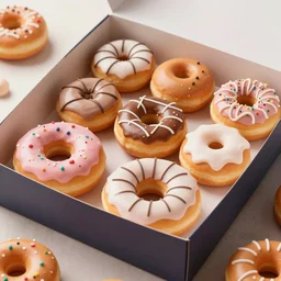 hell themed donut box trending on artstation deviantart pinterest photorealistic hd 8 k highlights and shadow detailed high resolution